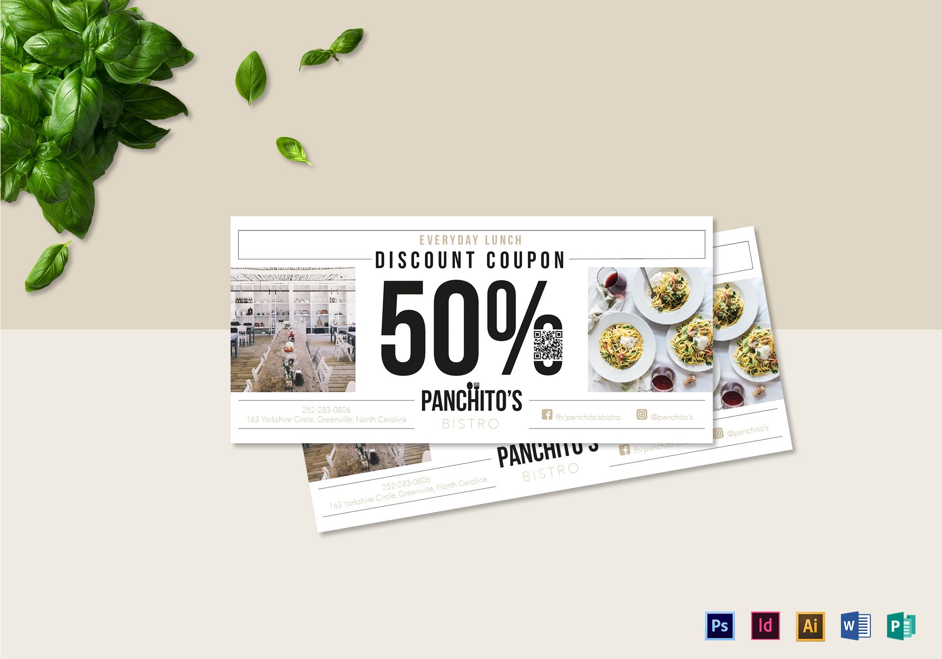 Download Discount Coupon Design Template Nomer 36