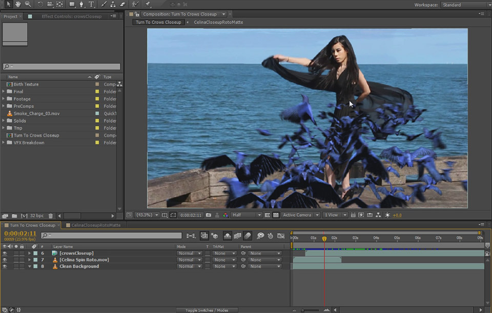 Detail Disintegration Effect After Effects Template Nomer 33