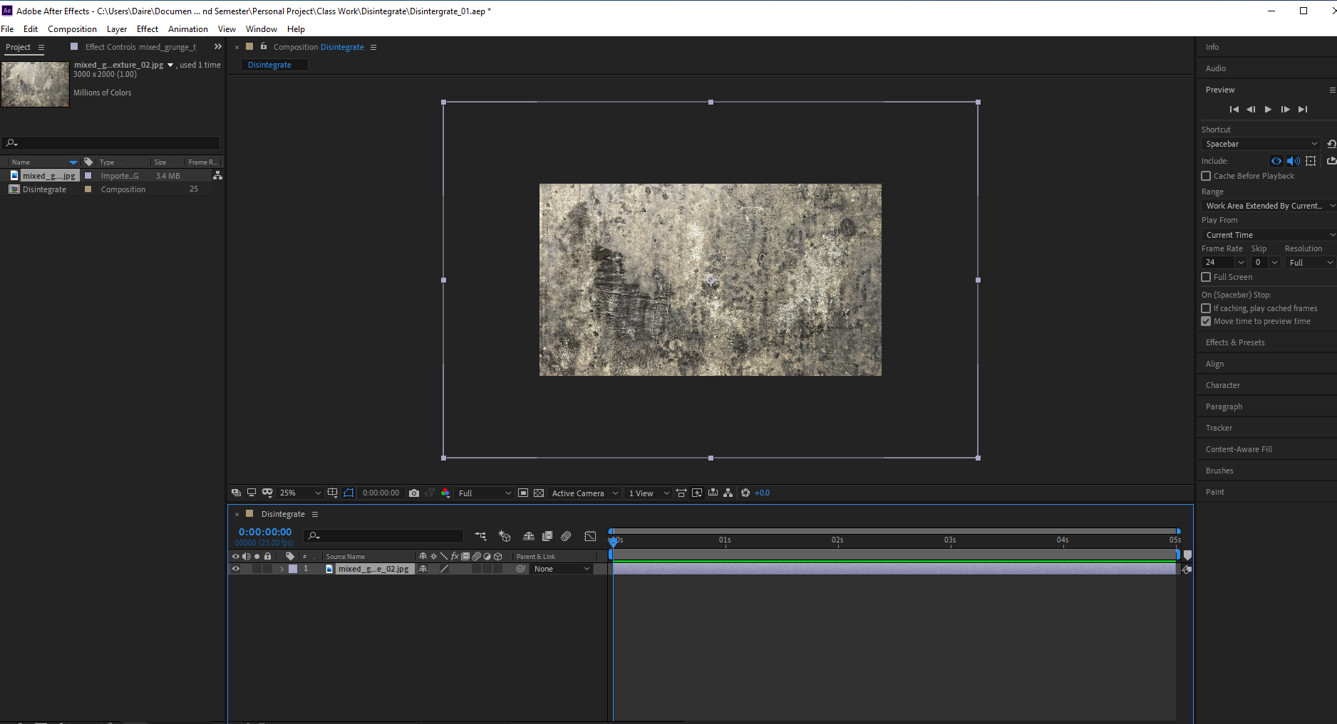 Detail Disintegration Effect After Effects Template Nomer 10