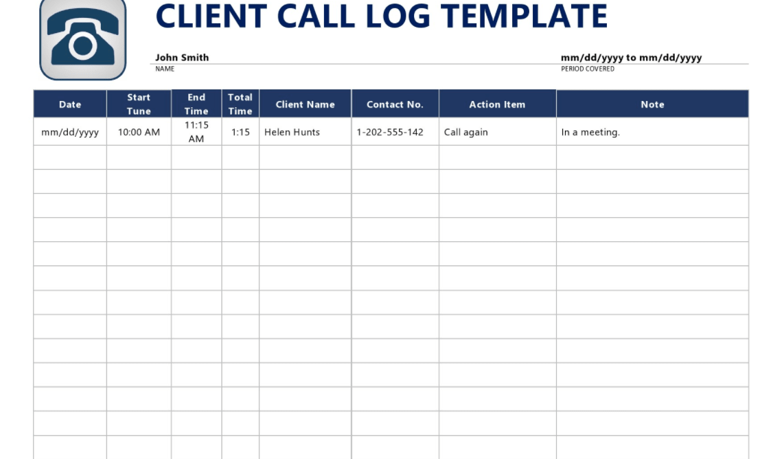 Detail Dispatch Log Template Nomer 17