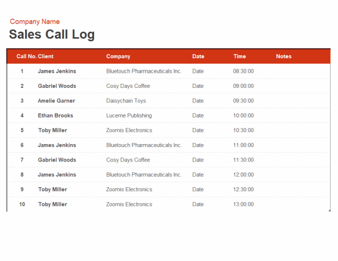 Detail Dispatch Log Template Nomer 19