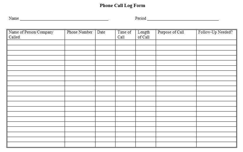 Detail Dispatch Log Template Nomer 29