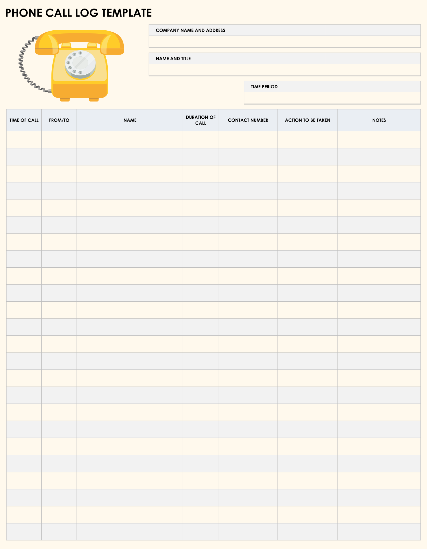 Detail Dispatch Log Template Nomer 35