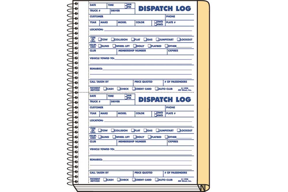 Detail Dispatch Log Template Nomer 44