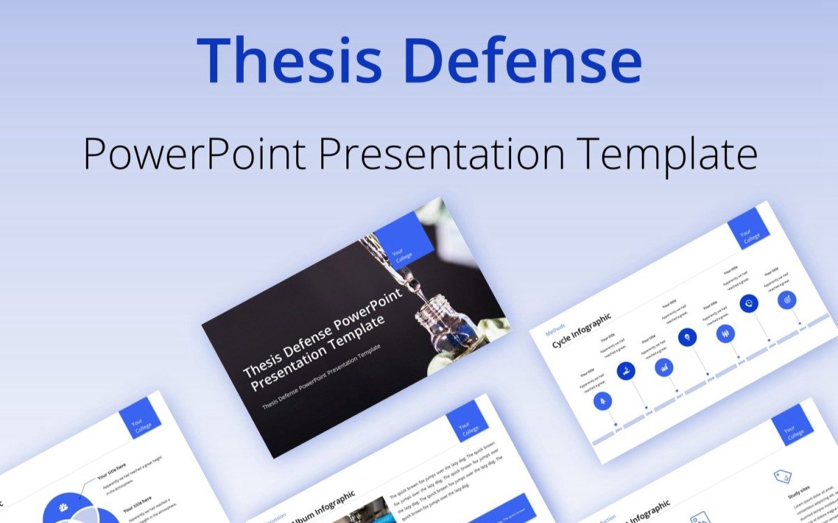 Detail Dissertation Defense Powerpoint Template Free Download Nomer 3