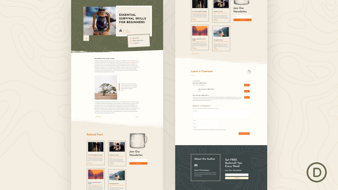 Detail Divi Post Template Nomer 18