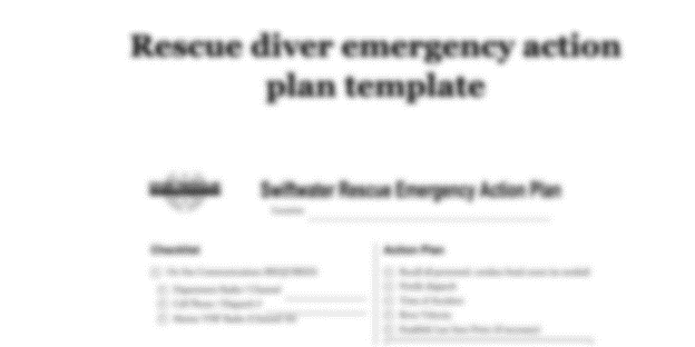 Detail Diving Emergency Action Plan Template Nomer 25