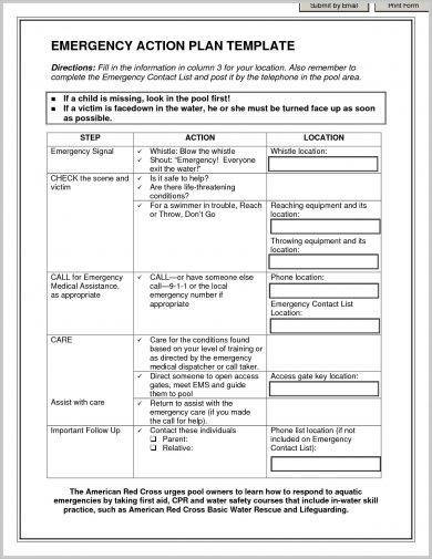 Detail Diving Emergency Action Plan Template Nomer 6