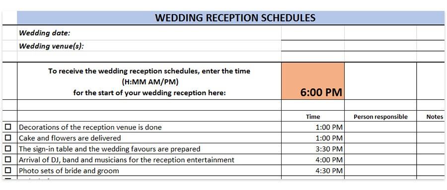 Detail Dj Schedule Template Nomer 17