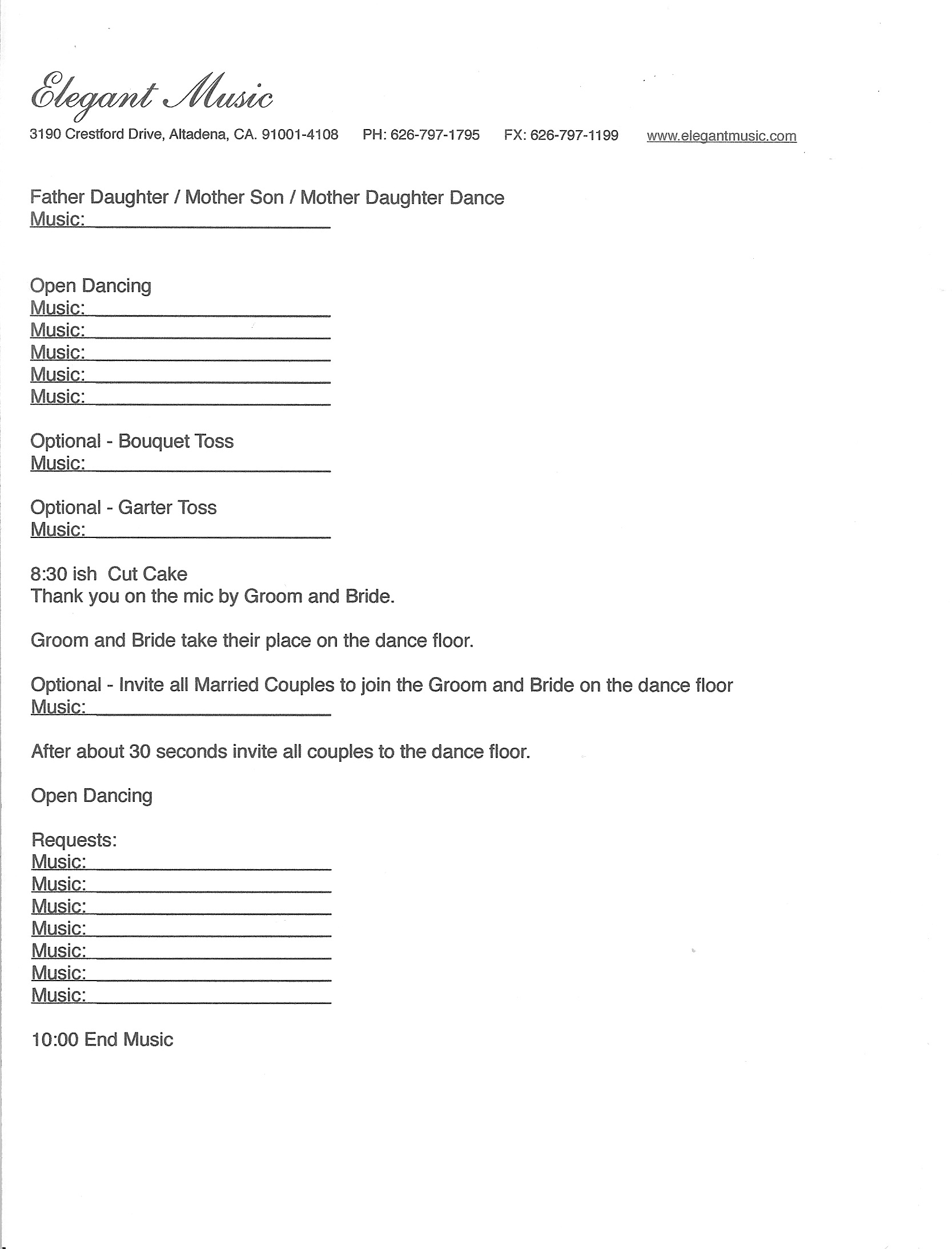 Detail Dj Schedule Template Nomer 35