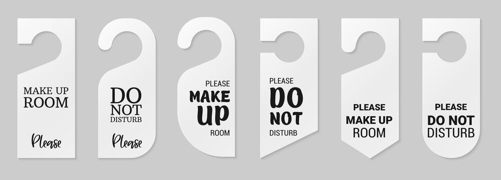 Detail Do Not Disturb Hanger Template Nomer 31