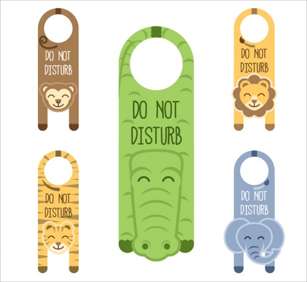 Detail Do Not Disturb Hanger Template Nomer 32