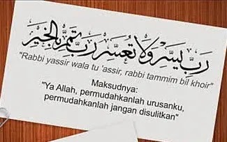 Detail Doa Allahumma Yassir Nomer 38