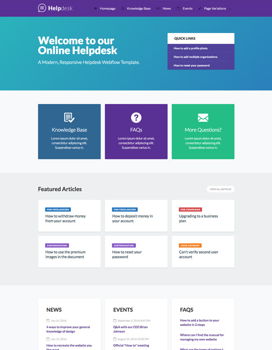 Detail Documentation Web Template Nomer 2