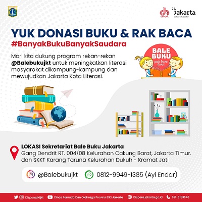 Donasi Buku Jakarta - KibrisPDR