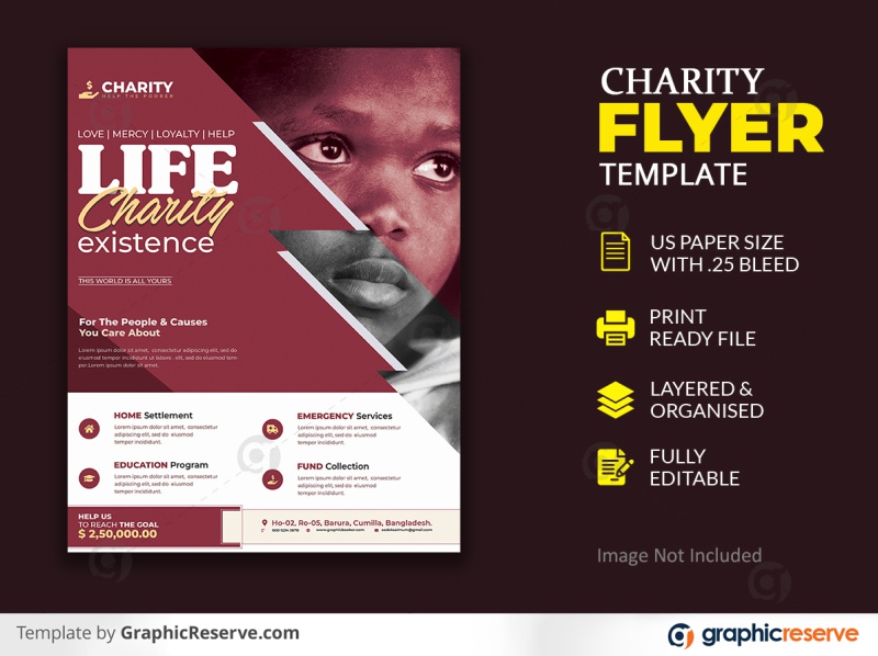 Detail Donation Flyer Template Nomer 20