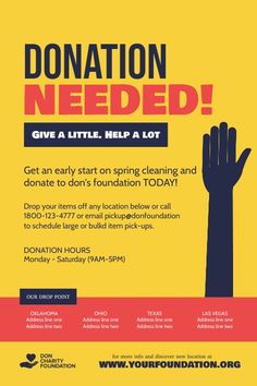 Detail Donation Flyer Template Nomer 22