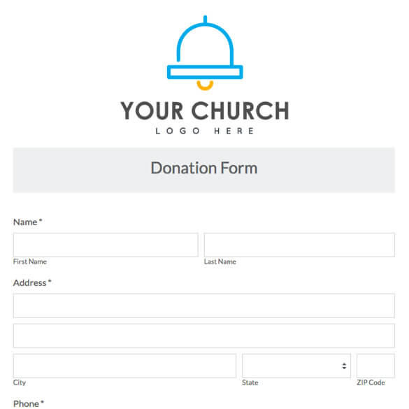 Detail Donation Form Template Nomer 26