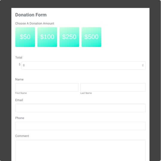 Detail Donation Form Template Nomer 44