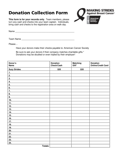 Detail Donation Form Template Nomer 48