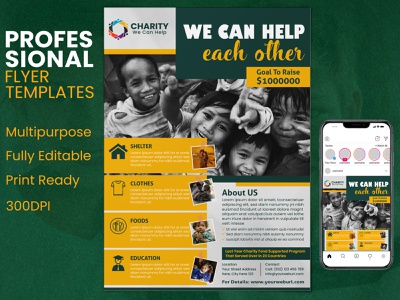 Detail Donation Poster Template Nomer 16