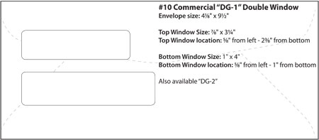 Detail Double Window Envelope Template Nomer 2