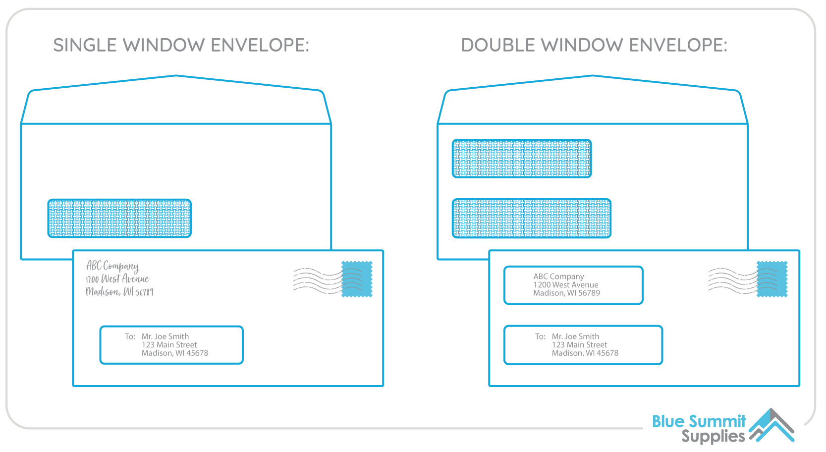 Detail Double Window Envelope Template Nomer 12