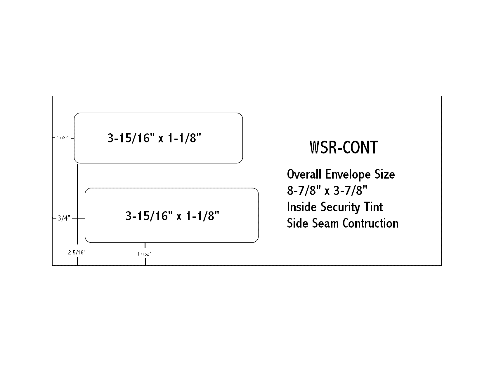Detail Double Window Envelope Template Nomer 15
