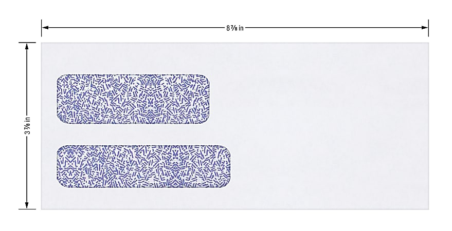 Detail Double Window Envelope Template Nomer 21