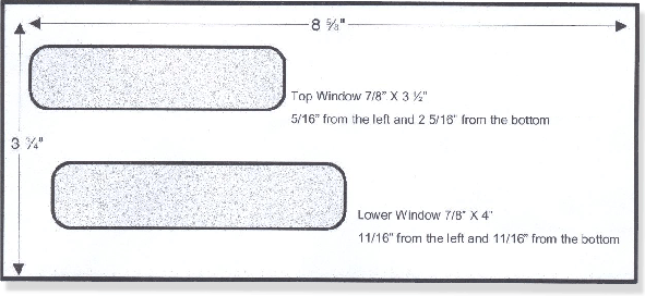 Detail Double Window Envelope Template Nomer 5
