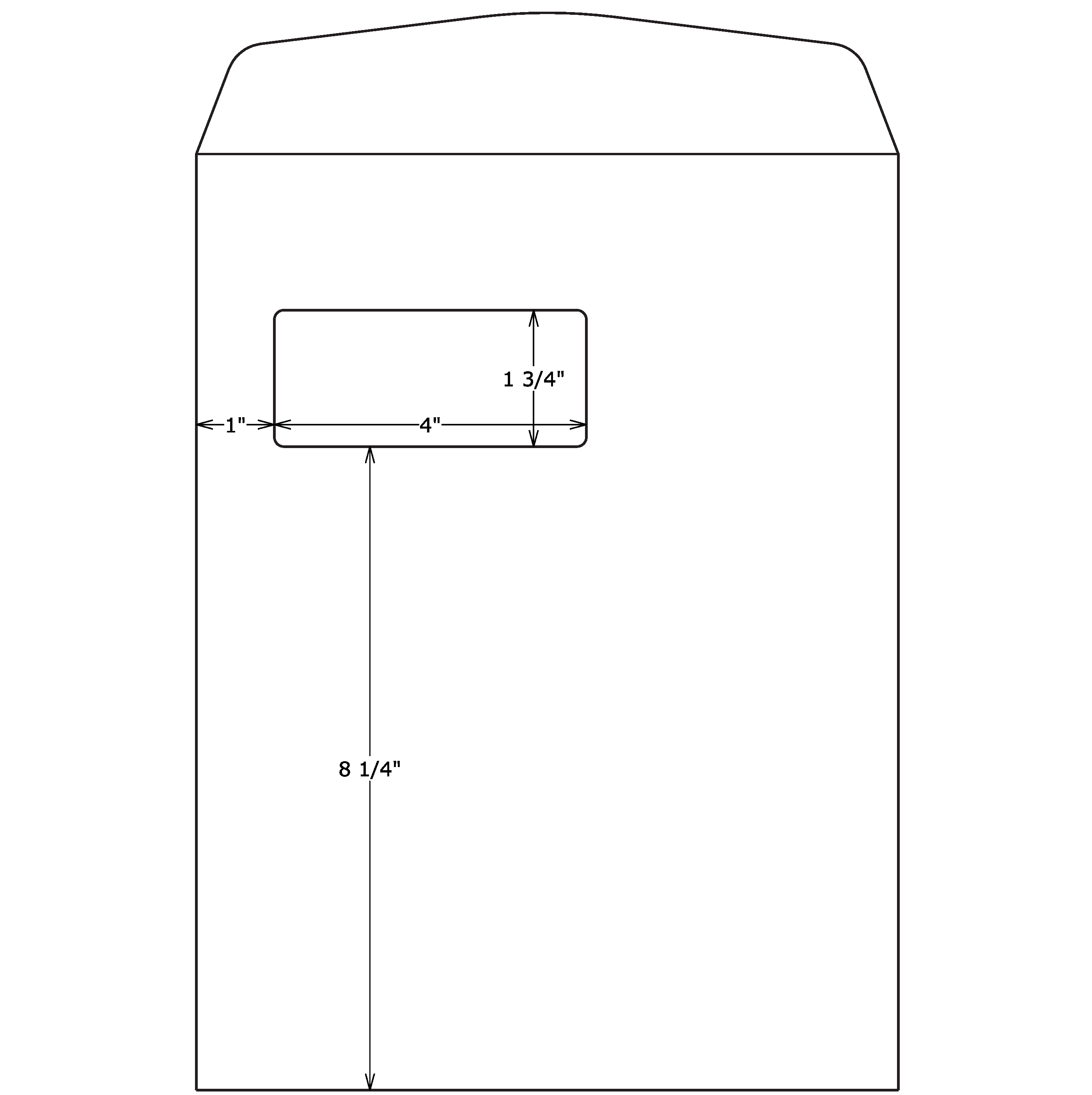 Detail Double Window Envelope Template Nomer 39
