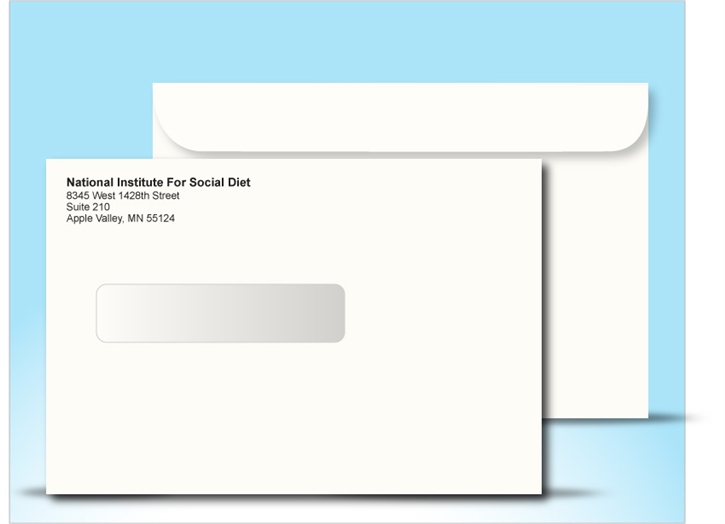 Detail Double Window Envelope Template Nomer 40