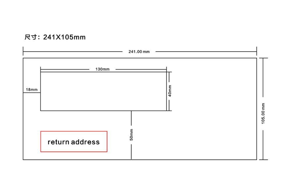 Detail Double Window Envelope Template Nomer 46
