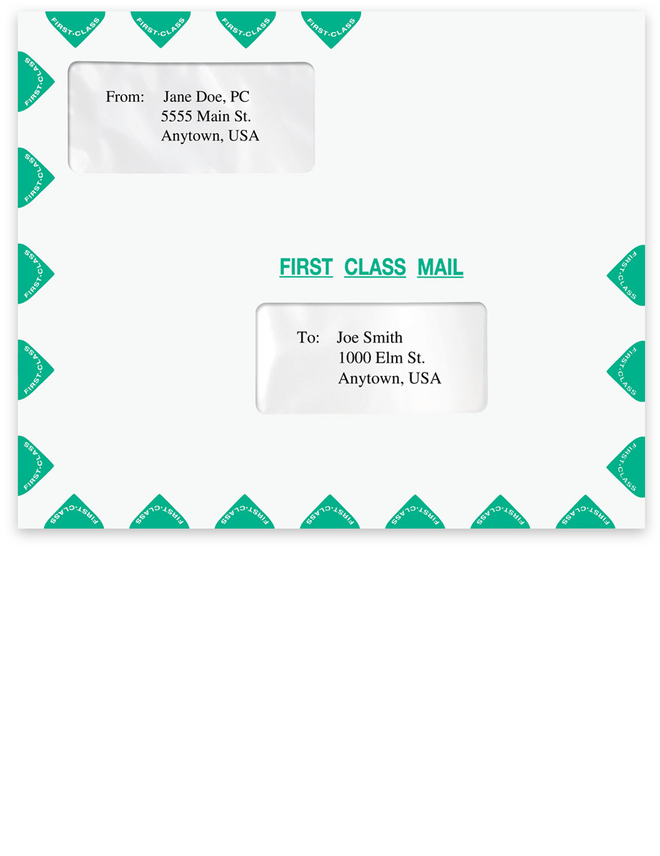 Detail Double Window Envelope Template Nomer 53