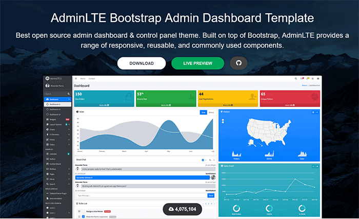 Detail Download Adminlte Template Nomer 42