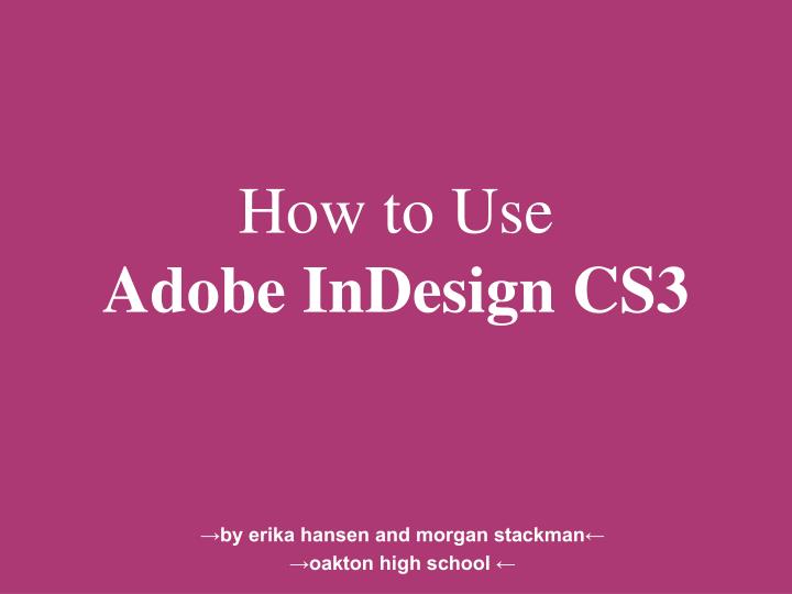 Detail Download Adobe Indesign Cs3 Gratis Nomer 30