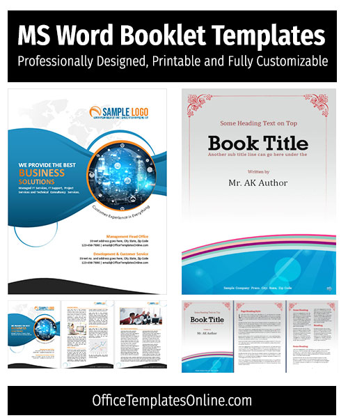 Detail Download Booklet Template Free Nomer 8