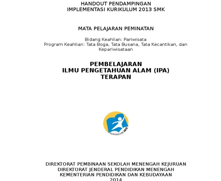 Detail Download Buku Ipa Terapan Smk Kurikulum 2013 Nomer 22