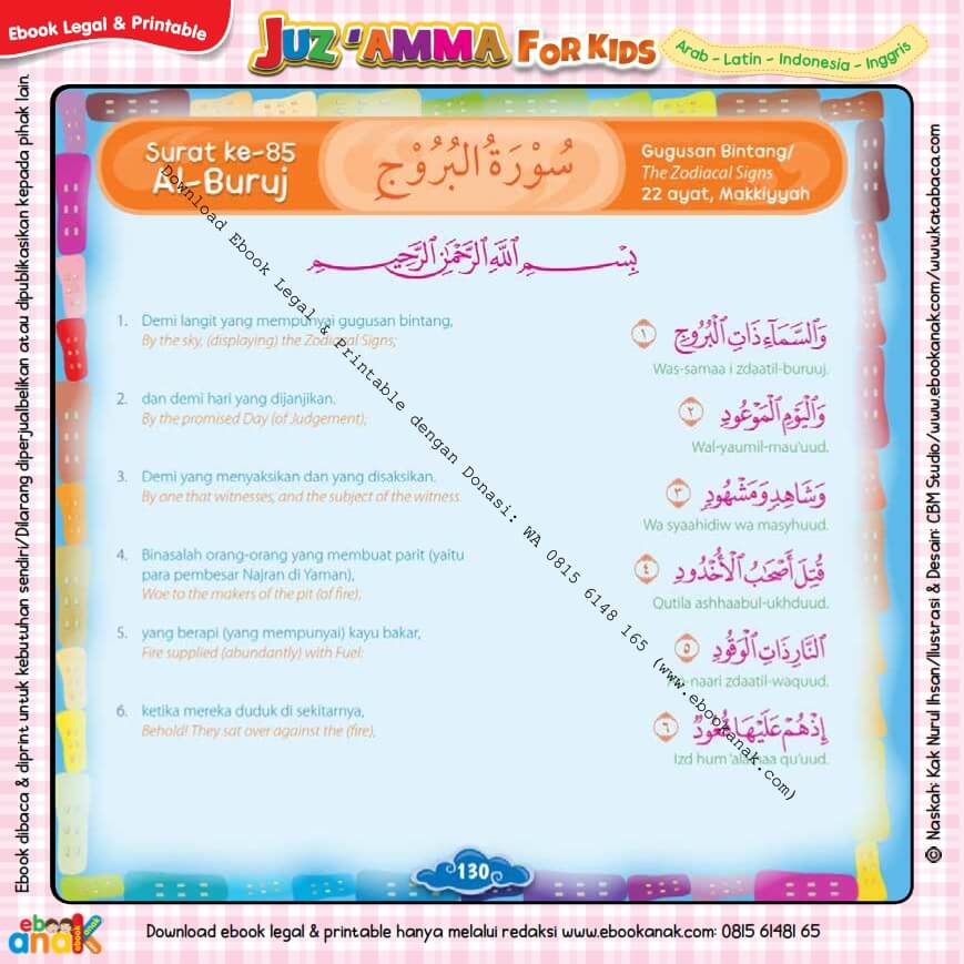 Detail Download Buku Juz Amma Anak Nomer 7