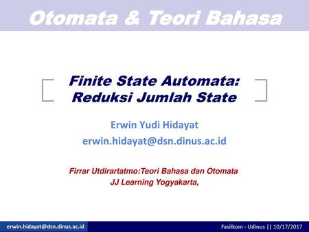 Detail Download Buku Teori Bahasa Dan Otomata Firrar Utdirartatmo Nomer 13