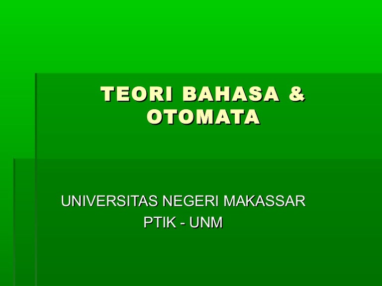 Detail Download Buku Teori Bahasa Dan Otomata Firrar Utdirartatmo Nomer 6