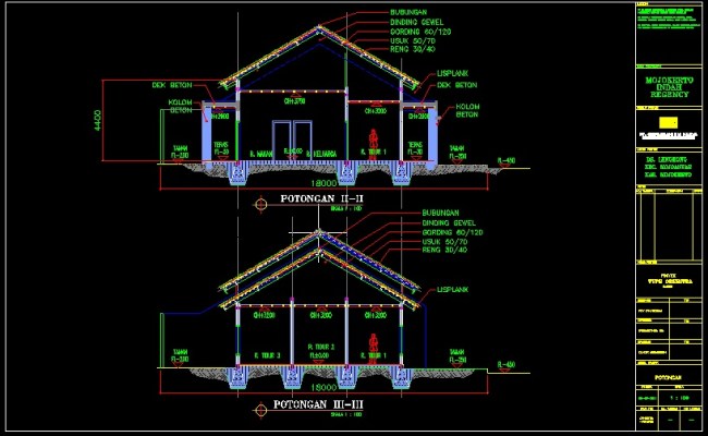 Detail Download Denah Rumah 2 Lantai Lengkap Dwg Nomer 47