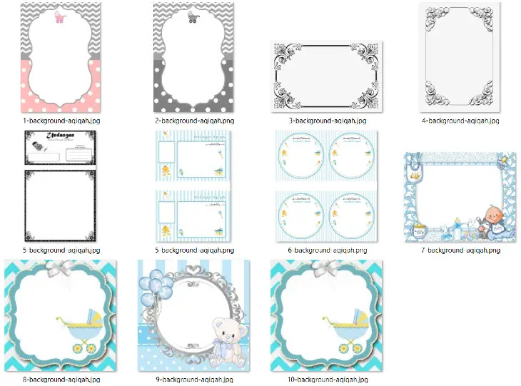 Detail Download Desain Kartu Ucapan Kelahiran Bayi Word Nomer 18