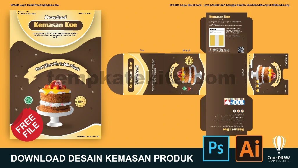 Detail Download Desain Kemasan Makanan Cdr Nomer 6