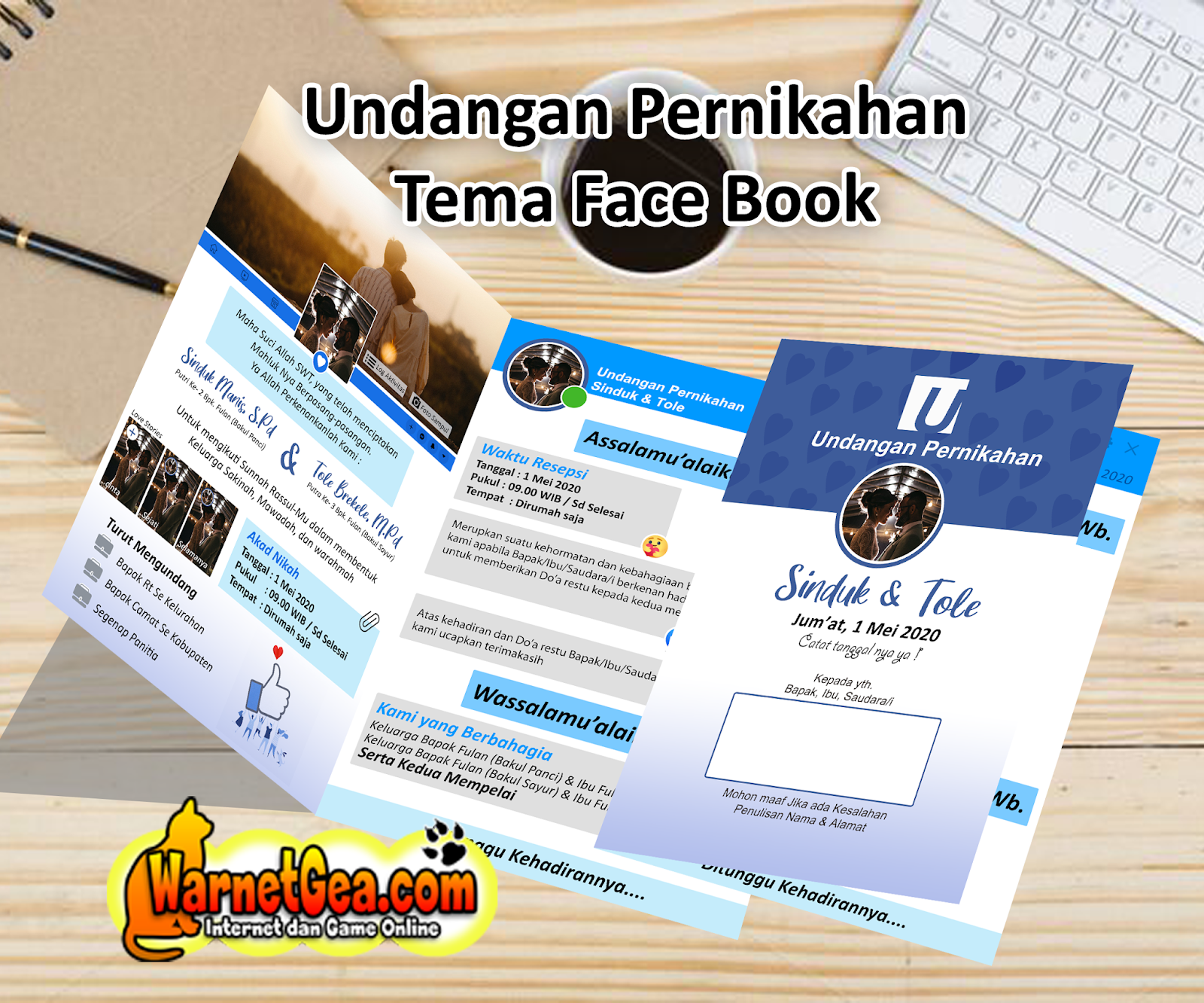 Detail Download Desain Undangan Pernikahan Photoshop Gratis Nomer 36