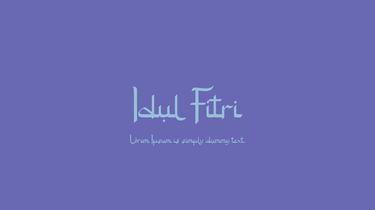 Detail Download Font Idul Fitri Nomer 11
