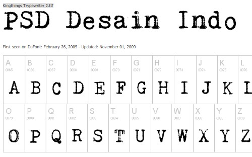 Download Font Mesin Ketik - KibrisPDR