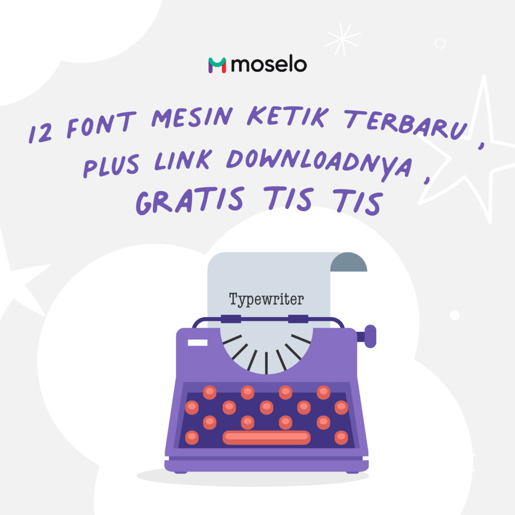 Detail Download Font Mesin Ketik Untuk Word Nomer 44