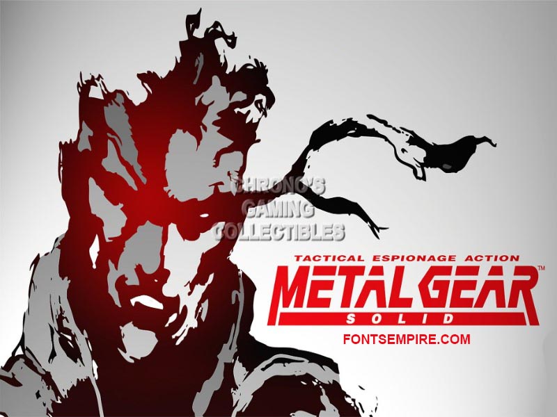 Detail Download Font Metal Gear Nomer 47