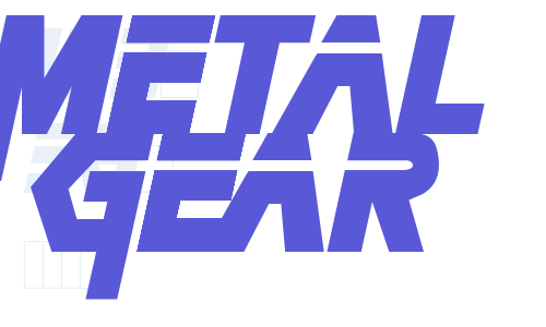 Detail Download Font Metal Gear Nomer 10